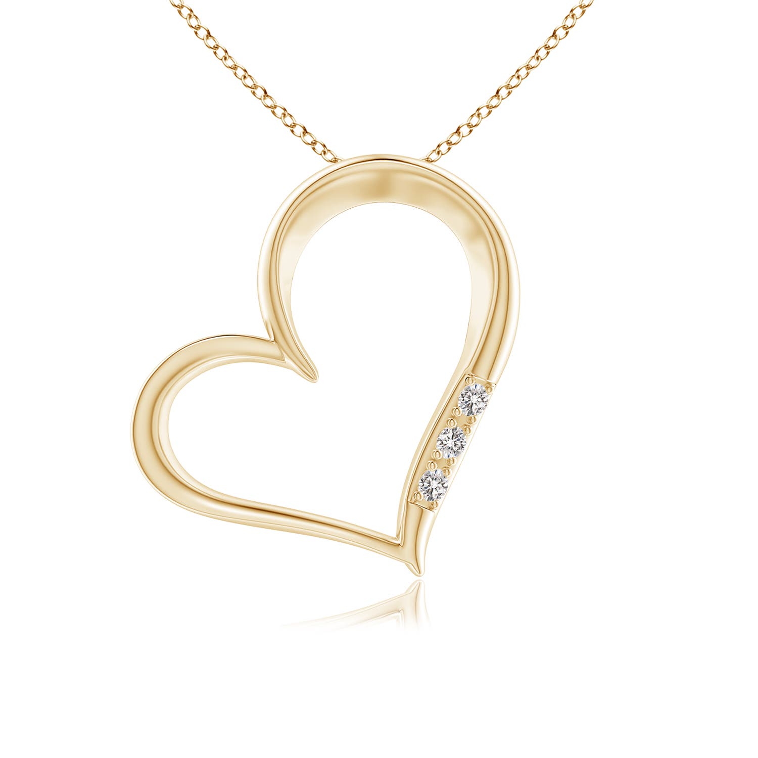 I-J, I1-I2 / 0.11 CT / 14 KT Yellow Gold