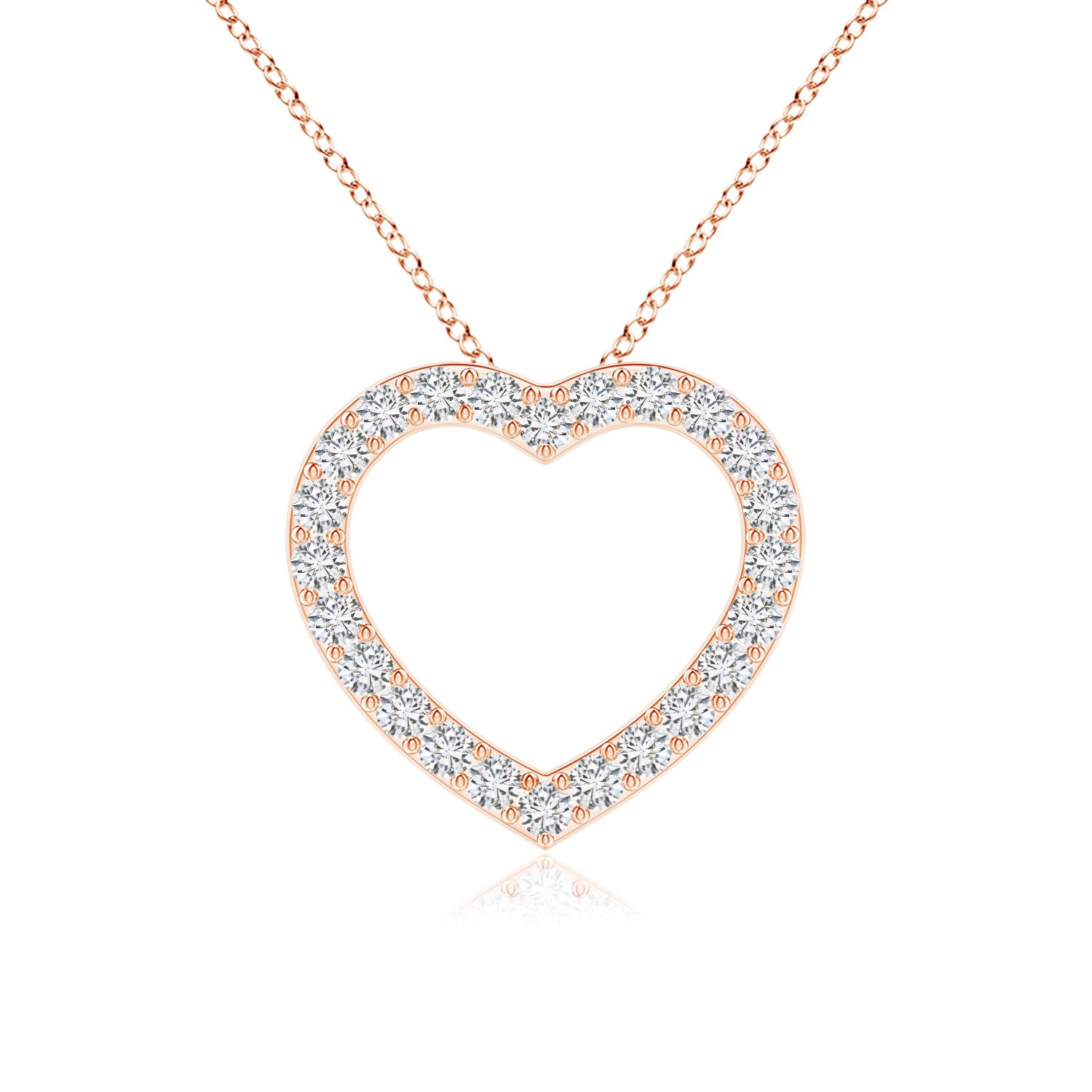 H, SI2 / 0.7 CT / 14 KT Rose Gold