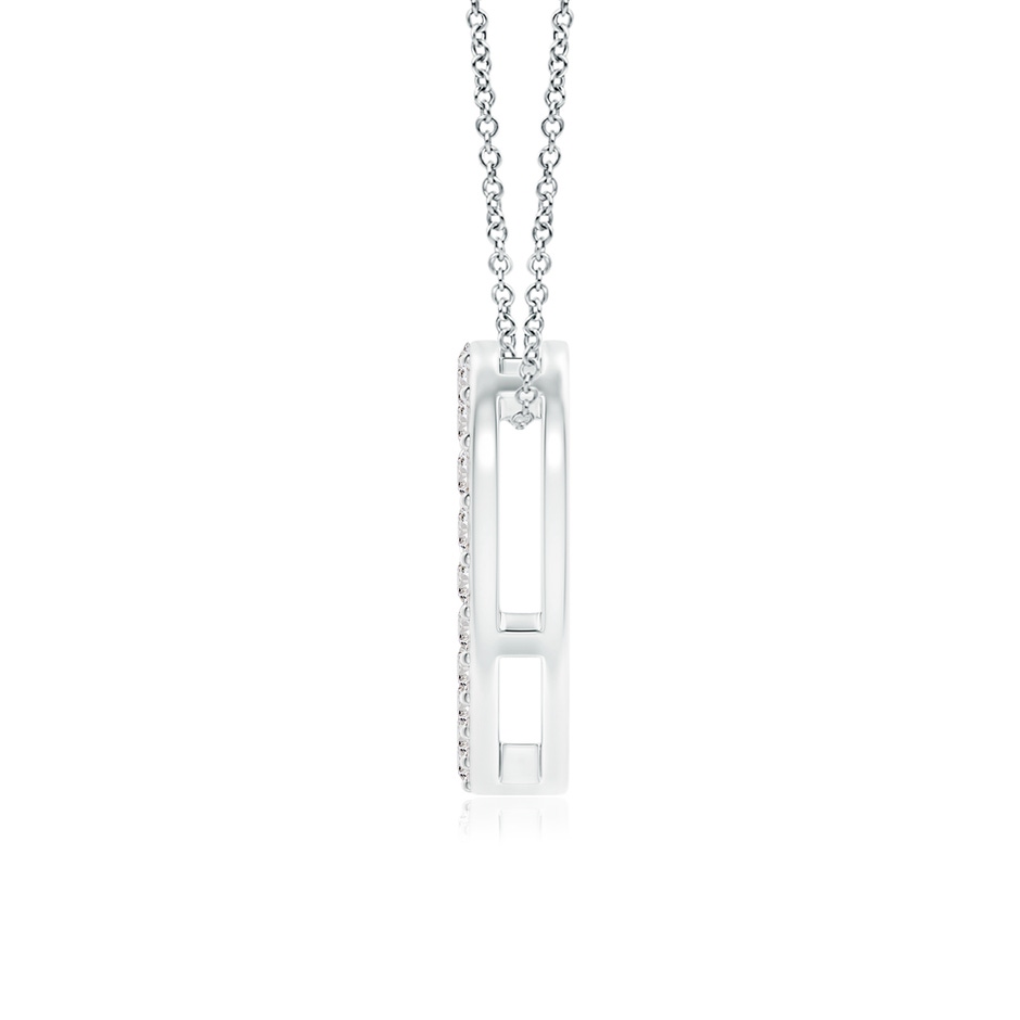 1.9mm IJI1I2 Prong-Set Diamond Open Heart Pendant in White Gold side 199