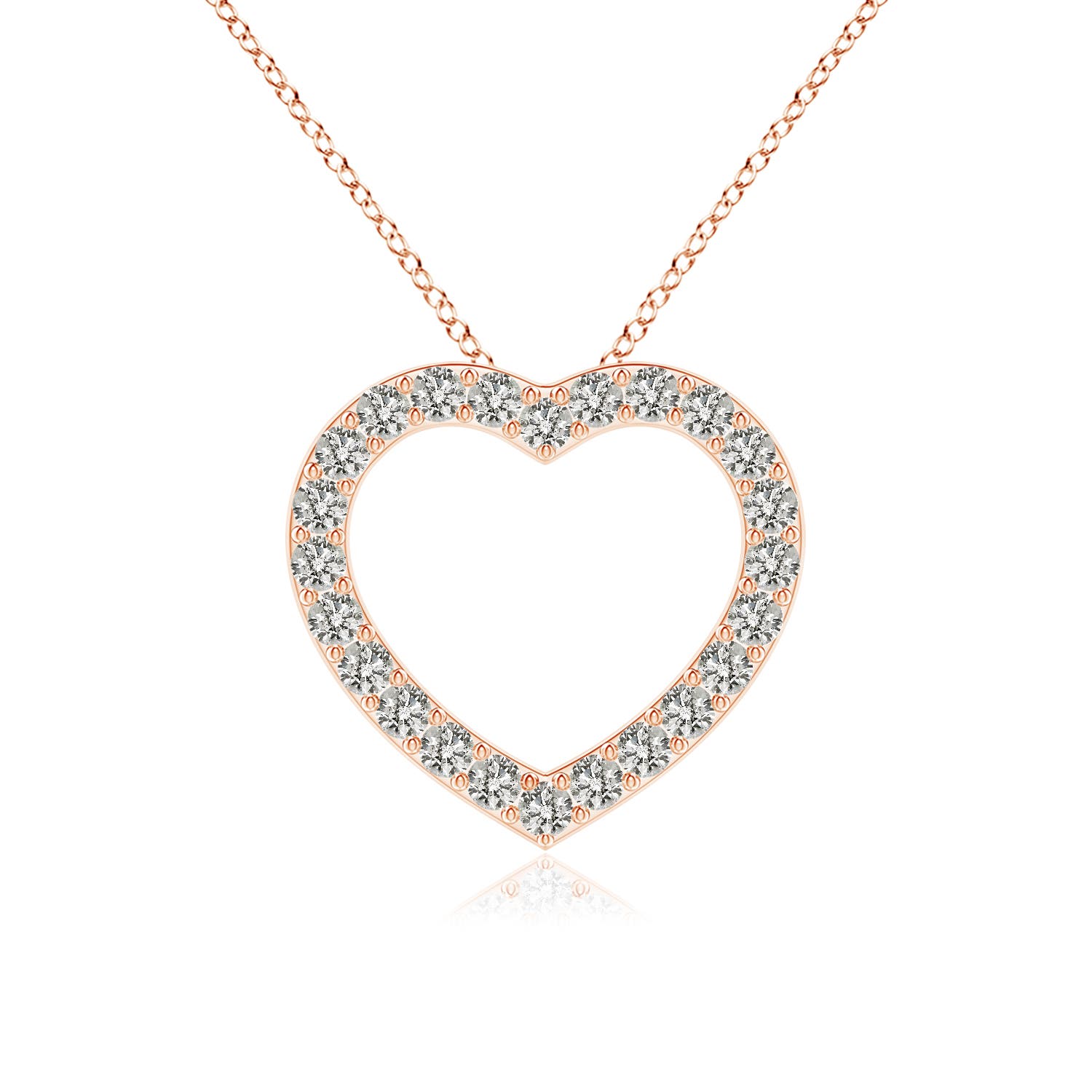 K, I3 / 0.7 CT / 14 KT Rose Gold