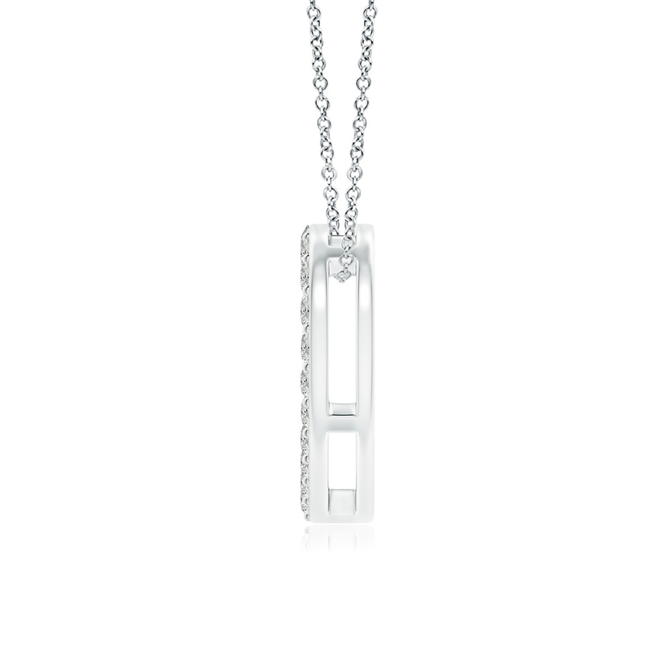 1.9mm KI3 Prong-Set Diamond Open Heart Pendant in White Gold side 199
