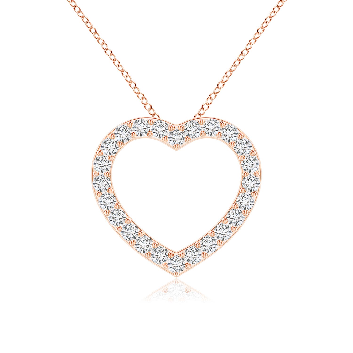 H, SI2 / 1.06 CT / 14 KT Rose Gold