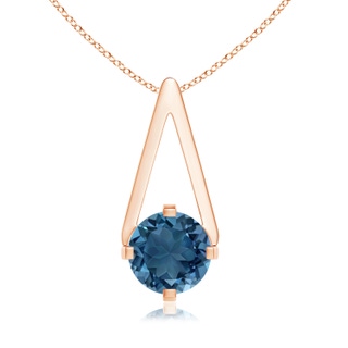 Round AA London Blue Topaz