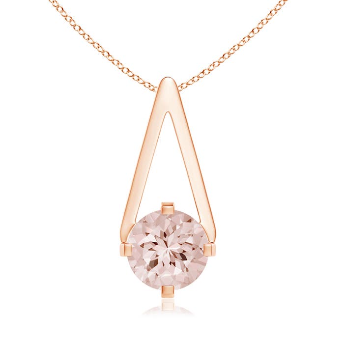 AA - Morganite / 0.7 CT / 14 KT Rose Gold