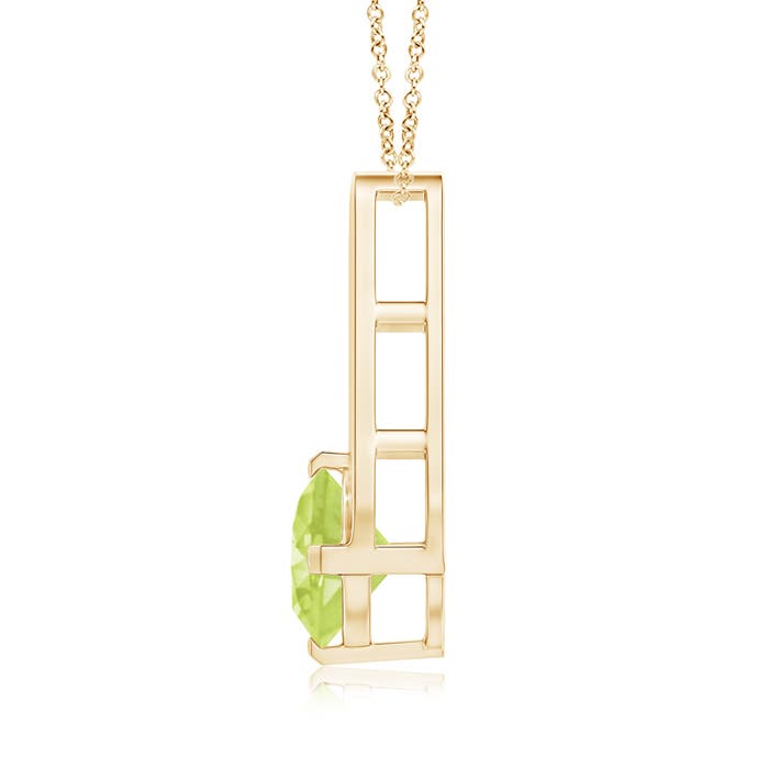 A - Peridot / 0.95 CT / 14 KT Yellow Gold