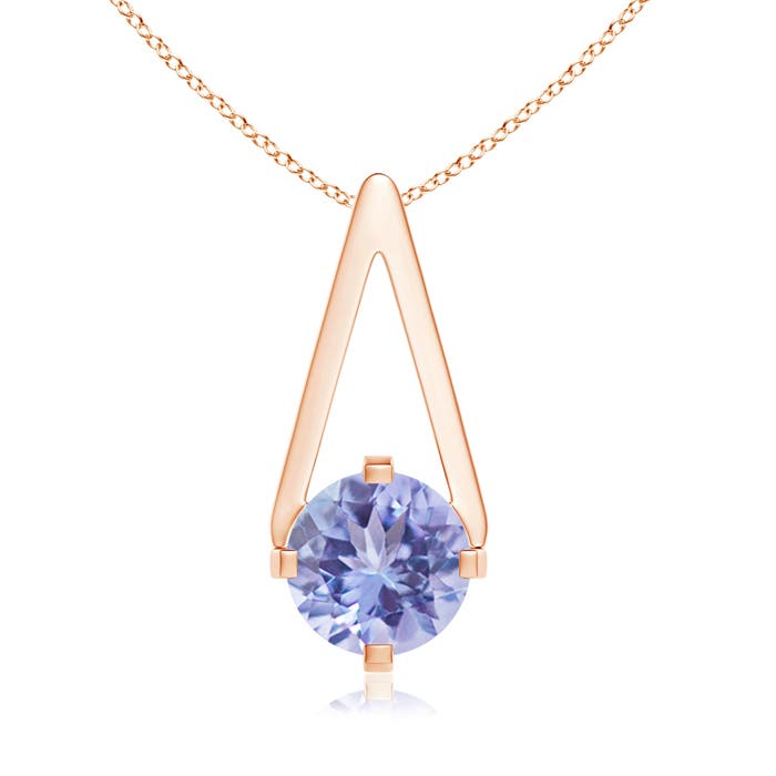 A - Tanzanite / 0.9 CT / 14 KT Rose Gold