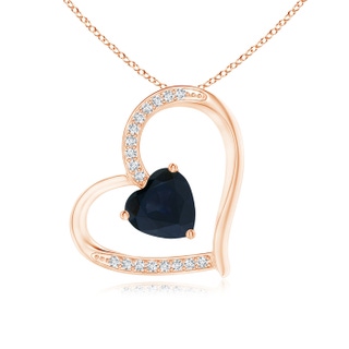 Heart A Blue Sapphire