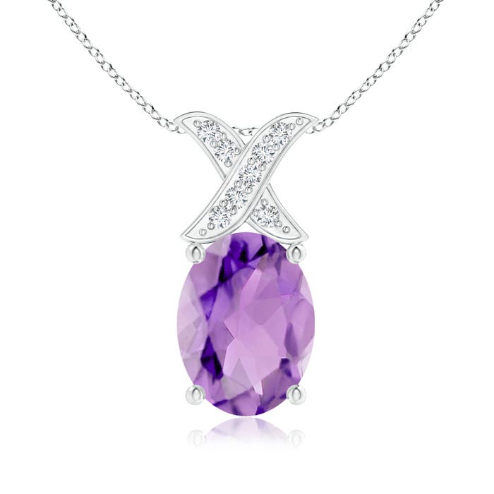 A - Amethyst / 1.19 CT / 14 KT White Gold