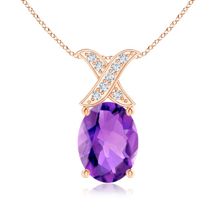 AAA - Amethyst / 1.19 CT / 14 KT Rose Gold