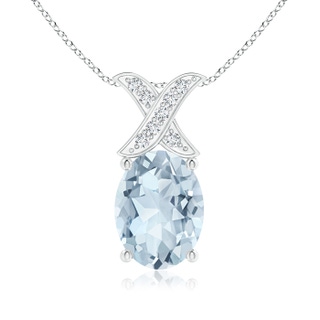 Oval A Aquamarine