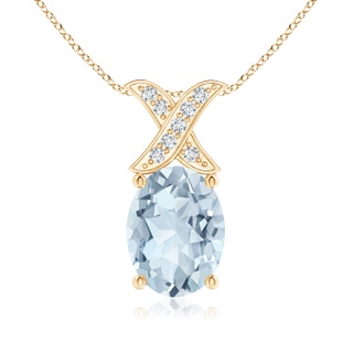 Oval A Aquamarine