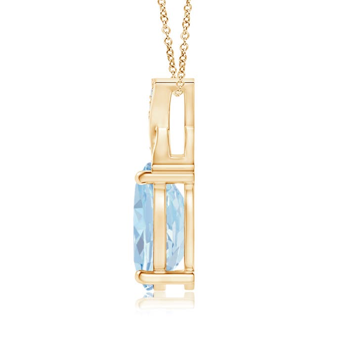 A - Aquamarine / 1.04 CT / 14 KT Yellow Gold