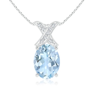 Oval AA Aquamarine