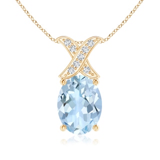 Oval AA Aquamarine