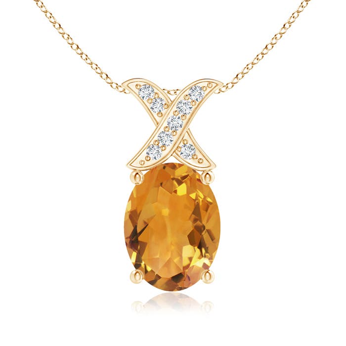 AA - Citrine / 1.14 CT / 14 KT Yellow Gold