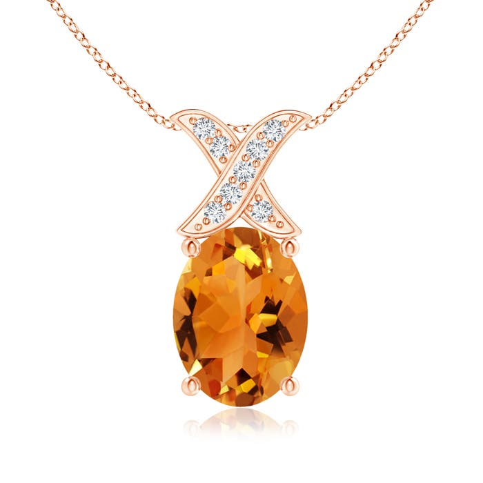 AAA - Citrine / 1.14 CT / 14 KT Rose Gold