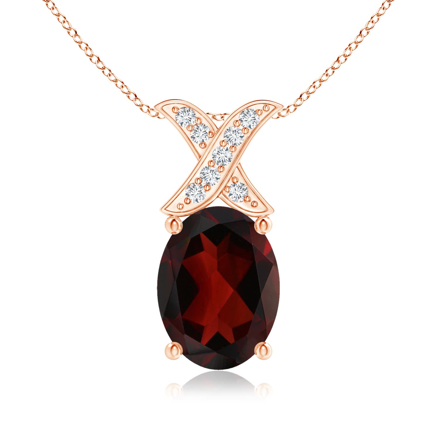 AA - Garnet / 1.49 CT / 14 KT Rose Gold