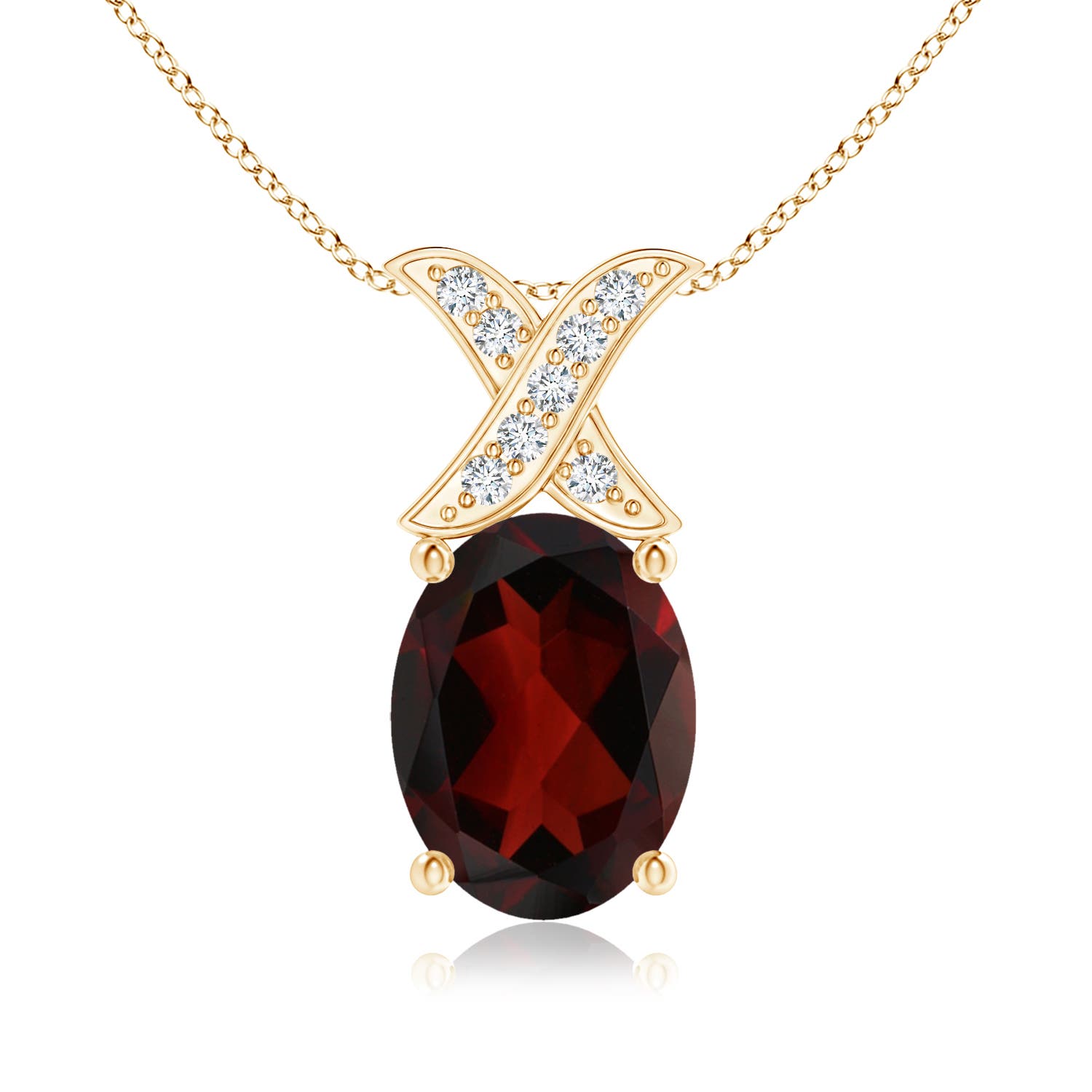 AA - Garnet / 1.49 CT / 14 KT Yellow Gold