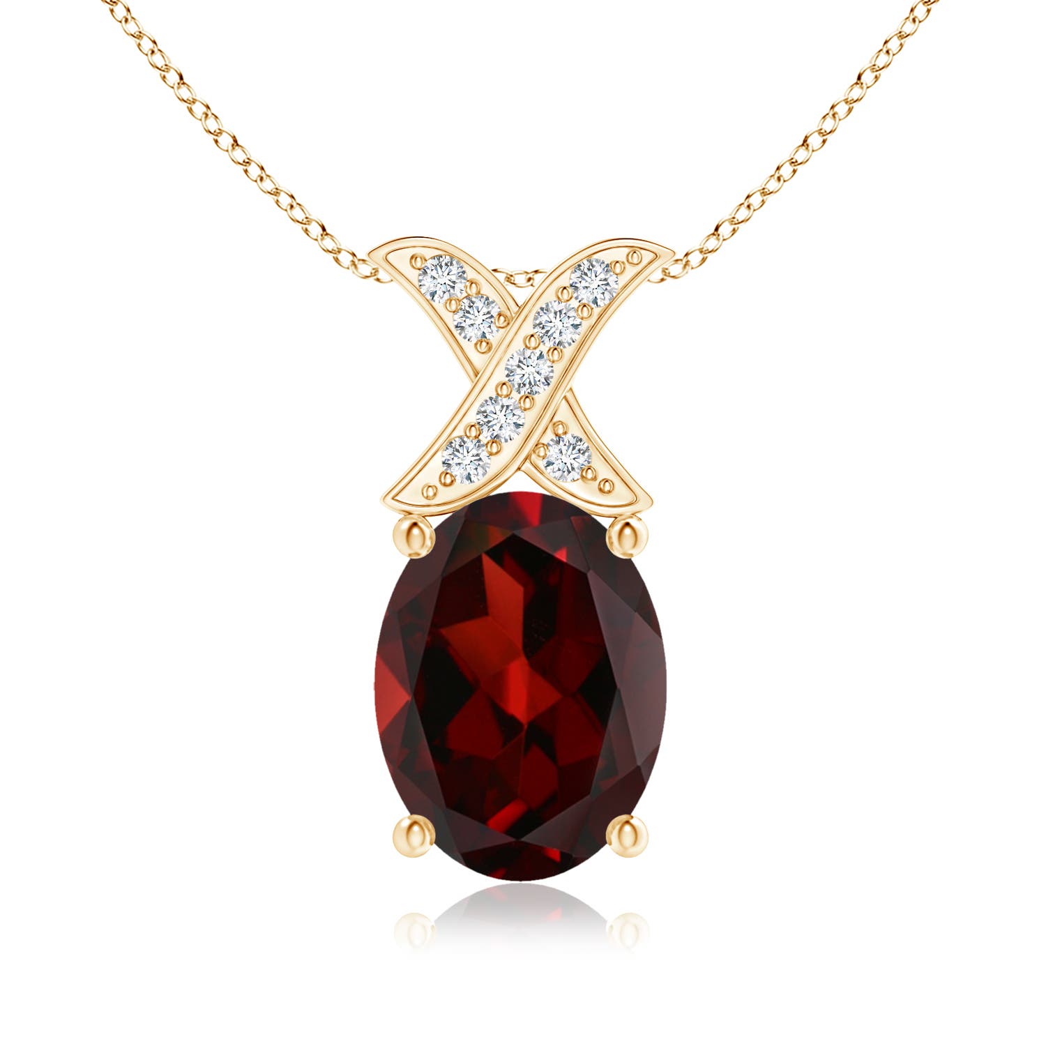 AAA - Garnet / 1.49 CT / 14 KT Yellow Gold