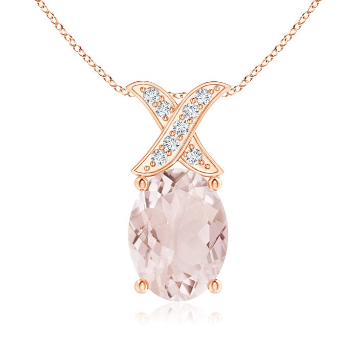 A - Morganite / 1.14 CT / 14 KT Rose Gold