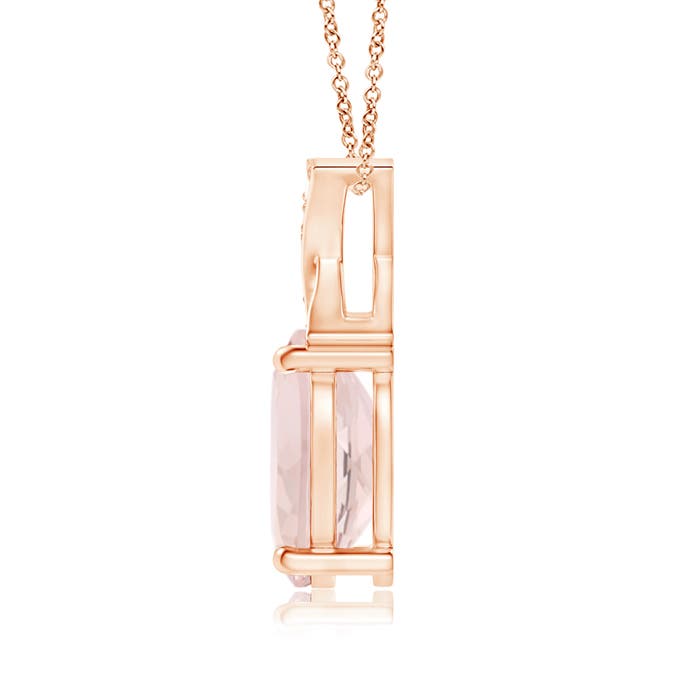 A - Morganite / 1.14 CT / 14 KT Rose Gold