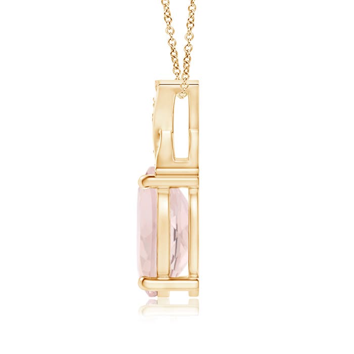 A - Morganite / 1.14 CT / 14 KT Yellow Gold