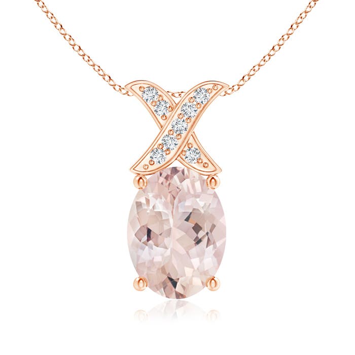 AA - Morganite / 1.14 CT / 14 KT Rose Gold