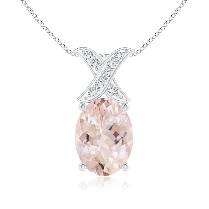 AA - Morganite / 1.14 CT / 14 KT White Gold