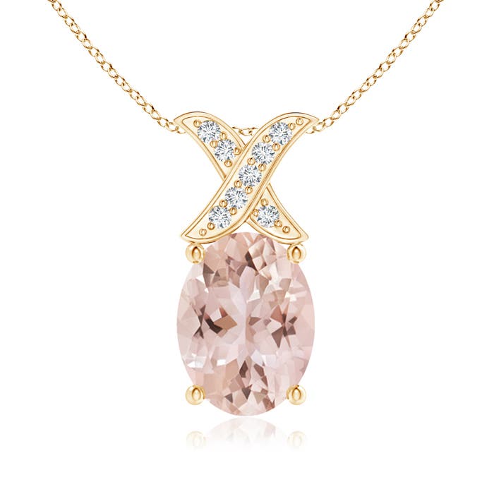 AAA - Morganite / 1.14 CT / 14 KT Yellow Gold