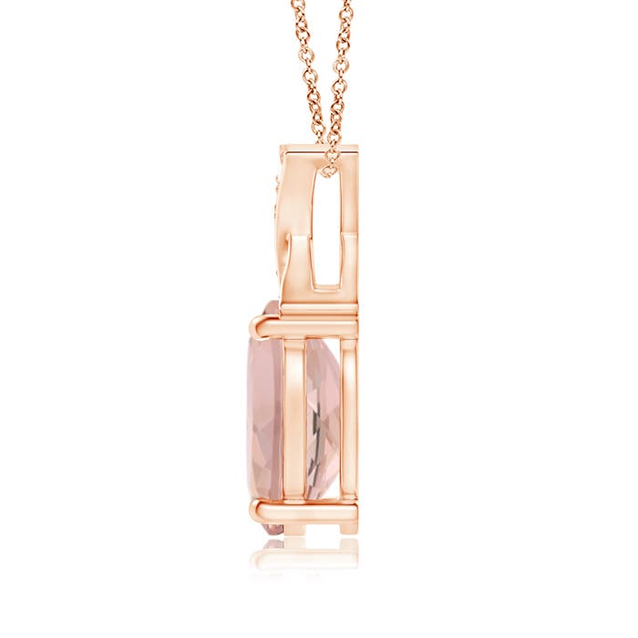 AAAA - Morganite / 1.14 CT / 14 KT Rose Gold