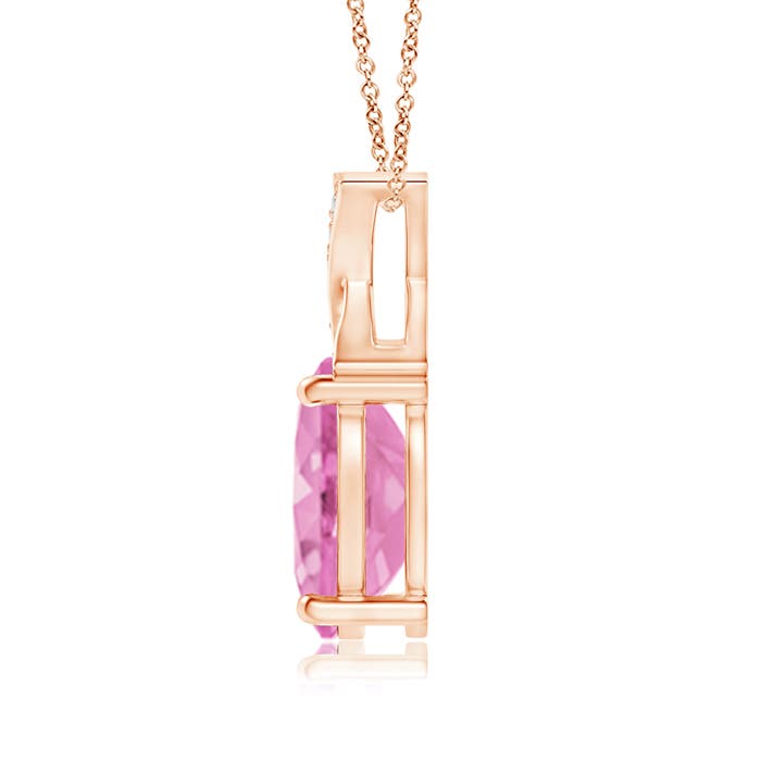 A - Pink Sapphire / 1.49 CT / 14 KT Rose Gold