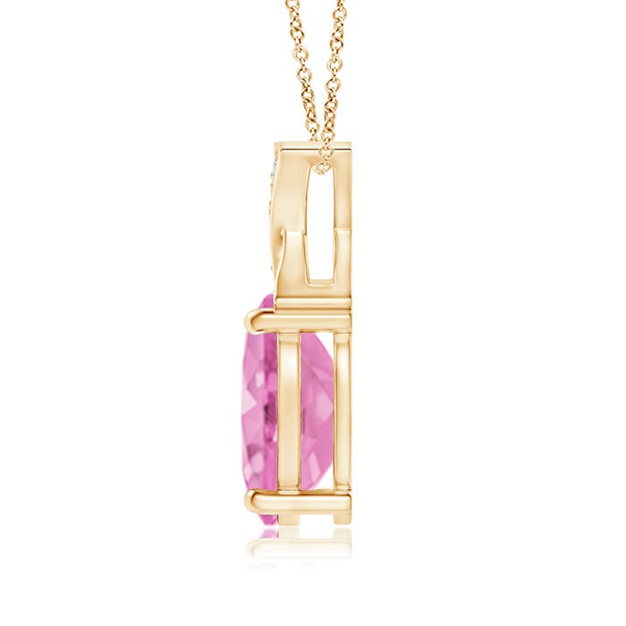 A - Pink Sapphire / 1.49 CT / 14 KT Yellow Gold