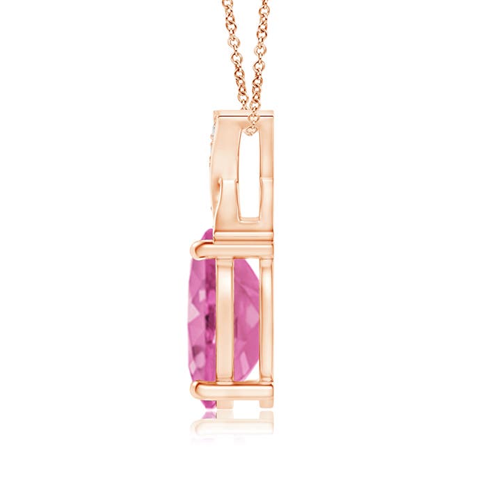 AA - Pink Sapphire / 1.49 CT / 14 KT Rose Gold