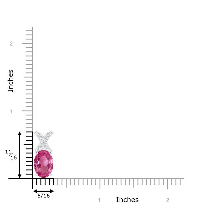 AAAA - Pink Sapphire / 1.49 CT / 14 KT White Gold