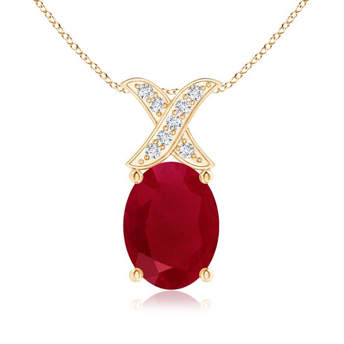 AA - Ruby / 1.29 CT / 14 KT Yellow Gold