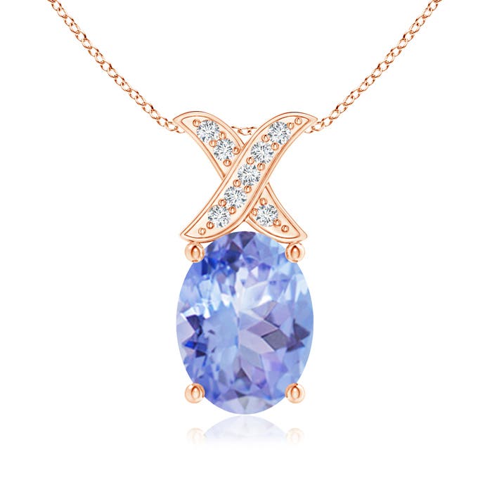 A - Tanzanite / 1.29 CT / 14 KT Rose Gold