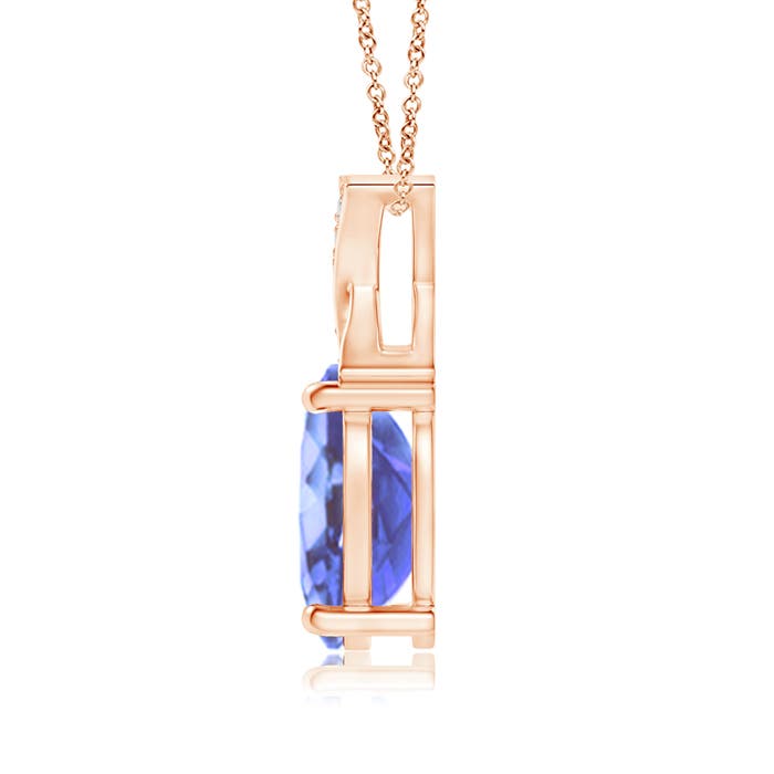 A - Tanzanite / 1.29 CT / 14 KT Rose Gold