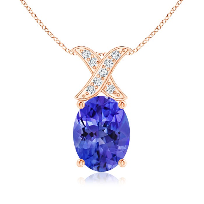 AAA - Tanzanite / 1.29 CT / 14 KT Rose Gold