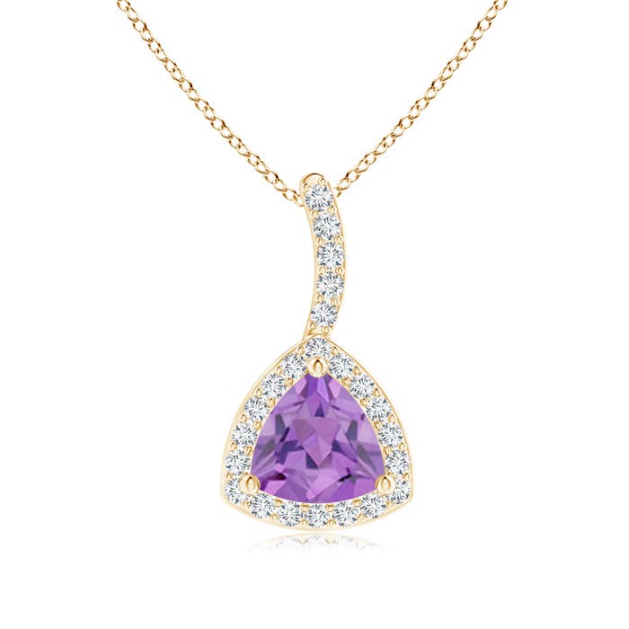 A - Amethyst / 0.52 CT / 14 KT Yellow Gold