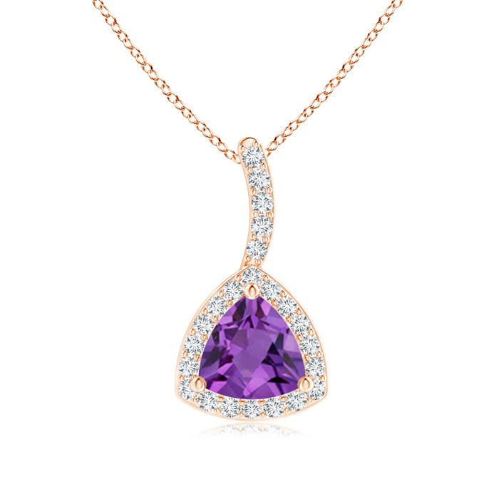 AA - Amethyst / 0.52 CT / 14 KT Rose Gold