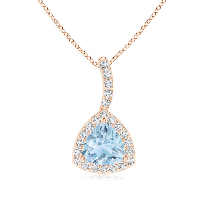 AA - Aquamarine / 0.47 CT / 14 KT Rose Gold