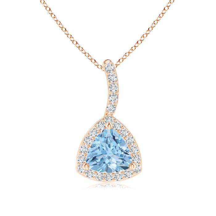 AAA - Aquamarine / 0.47 CT / 14 KT Rose Gold