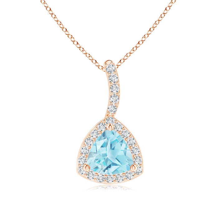 A - Swiss Blue Topaz / 0.62 CT / 14 KT Rose Gold