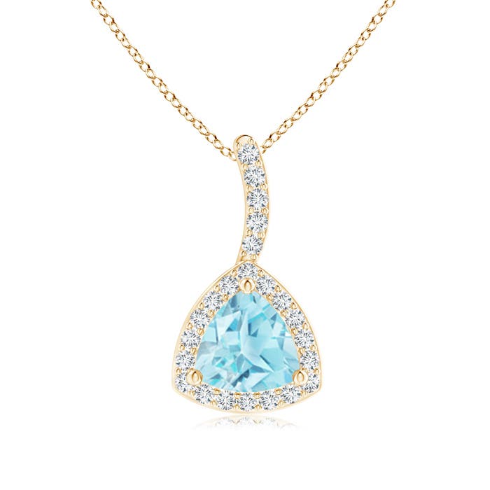 A - Swiss Blue Topaz / 0.62 CT / 14 KT Yellow Gold