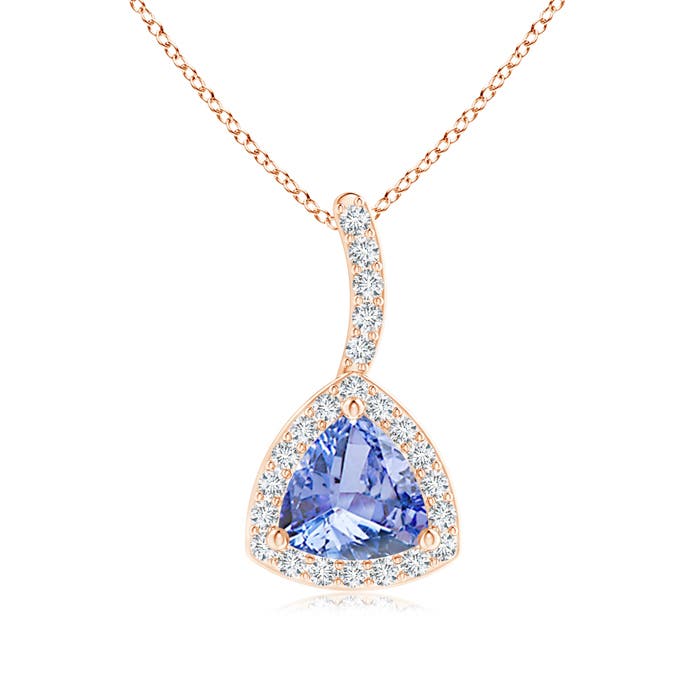 A - Tanzanite / 0.52 CT / 14 KT Rose Gold