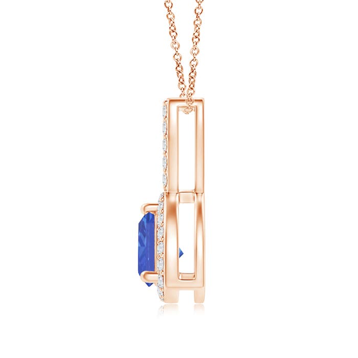 AA - Tanzanite / 0.52 CT / 14 KT Rose Gold