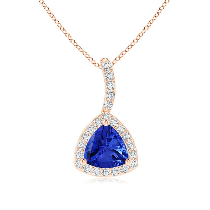 AAA - Tanzanite / 0.52 CT / 14 KT Rose Gold