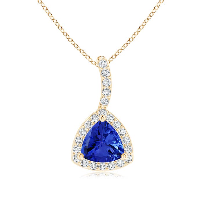 AAA - Tanzanite / 0.52 CT / 14 KT Yellow Gold