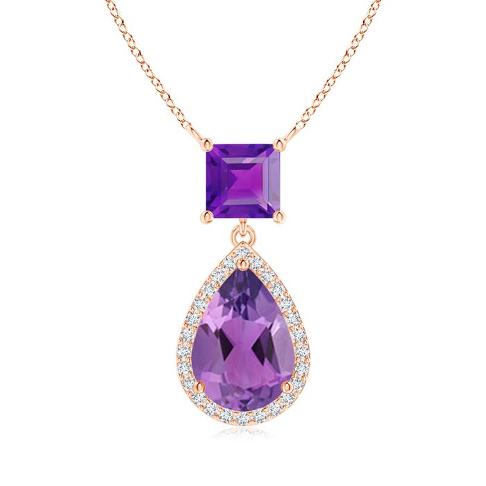 AA - Amethyst / 2.43 CT / 14 KT Rose Gold