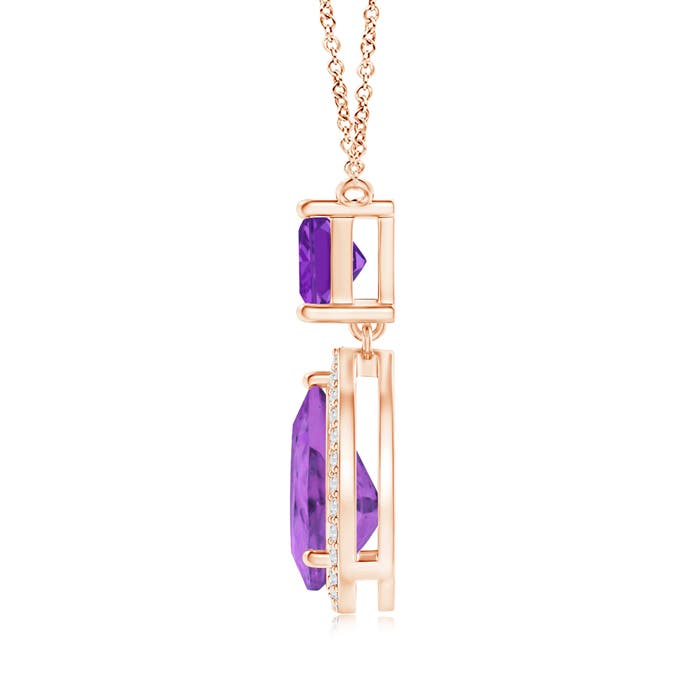 AA - Amethyst / 2.43 CT / 14 KT Rose Gold